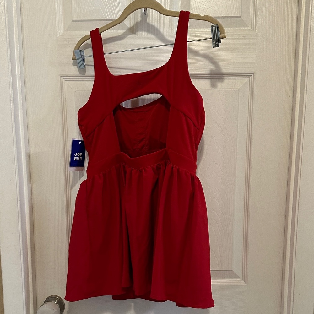 JoyLab Red Mini Dress - Picture 5 of 7